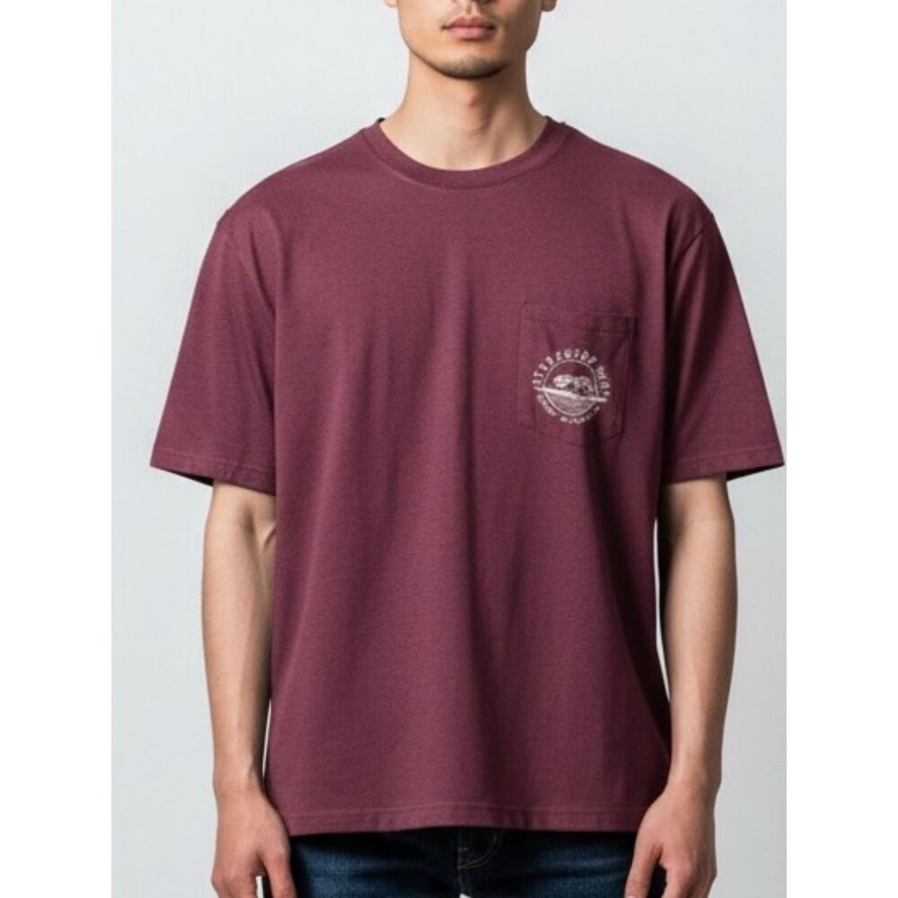 Tofino Surf Shop Men's Maroon Graphic T-Shirt